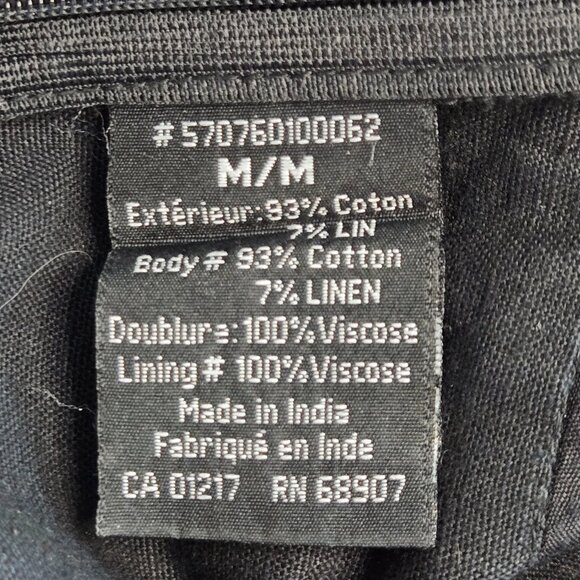 le chateau Black A Line beaded skirt Size M - Picture 6 of 6